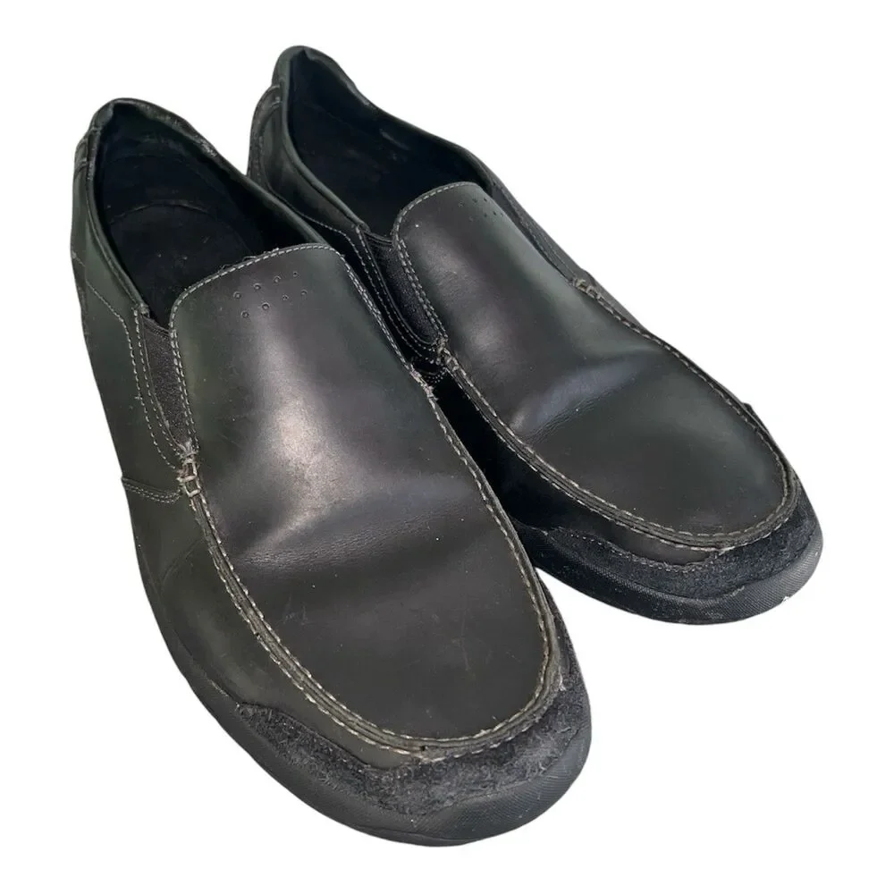 Timberland Earthkeepers Mt Kisco Loafers Mens Sz 14 Black Slip On Leather suede